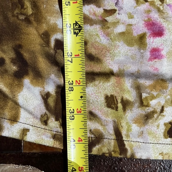 Lafayette 148 New York Dress Asymmetrical Neckline Size 8 Midi Abstract floral - Picture 16 of 16